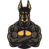 Doberman Dog Muscles Bodybuilding