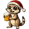 Bière Meerkat Noël