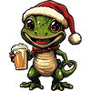 Bière Lizard Noël