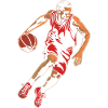 Graphiques de basketteur