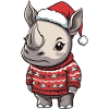 Rhino Christmas Comic
