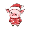 Pig Christmas Comic