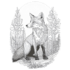 Fuchs im Wald
