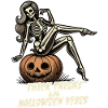 Funny Halloween Thick Thighs Vibes