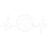 Volleyball Heartbeat Volleyball Player