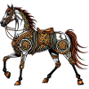 Cheval steampunk