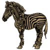 Zèbre Steampunk