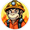 Singe de pompiers