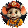 Souris de pompier
