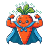 Super-Carotte musclé