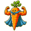 Superheld Karotte