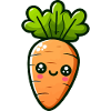 Bébé carotte joyeuse