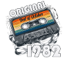 38° Compleanno Vintage Ottobre 1982 Cassetta 1982