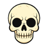 Cartoon skull