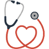 Stethoscope Medical Healthcare Icon Vector Design