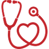 Stethoscope Medical Healthcare Icon Vector Design