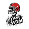 American Football Hero Motif