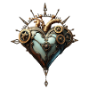 Fascinating steampunk heart