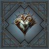 Fascinating steampunk heart