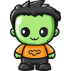Zombie Halloween Dessin animé