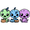 Zombies Halloween Cartoon