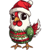 Rooster Christmas Comic