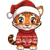 Bande dessinée de Noël Tigre
