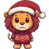 Lion Christmas Comic