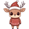 Deer Christmas Comic