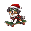 Australian Shepherd Dog Christmas Skateboard