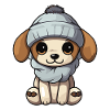 Dog Winter Animal Baby Comic