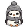 Penguin Winter Animal Baby Comic