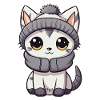 Cat Winter Animal Baby Comic