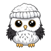 Owl Winter Animal Baby Comic
