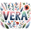 Vera Nom Prénom Aquarelle
