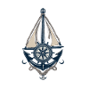 Capitaine volant ancre voilier illustration