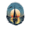 Sunset Sailboat Adventure Sea