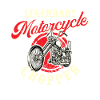 Moto légendaire Chopper Biker