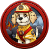 Dogs Fire Brigade / Firefighter Dog