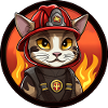 Cats Fire Brigade / Firefighter Cat