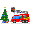 Fire truck Christmas