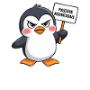 Passive Aggressive Penguin with Shield