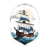 Motif de voilier aventureux