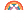 Warning Passive Aggressive Rainbow Illustration