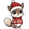 Eichhörnchen Weihnachten Comic