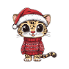 Leopard Christmas Comic