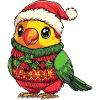 Parrot Christmas Comic