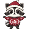 Raccoon Christmas Comic