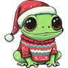 Frog Christmas Comic