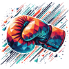 bunter Boxhandschuh Polygon Style